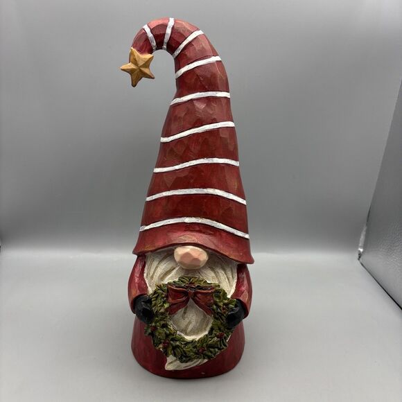 Christmas Gnome-Hobby Lobby -12 " Tall Resin 2022 New - Picture 1 of 9
